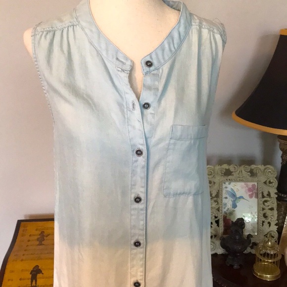 ❗️LAST CHANCE❗️NWOT~ VANILLA BAY Sleeveless Button Down Dress - Picture 3 of 7